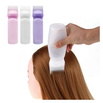 Hair Dye Applicator Comb Bottle