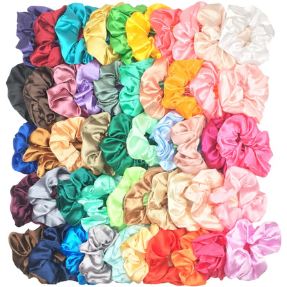 Satin Scrunchies Girls Elastic Hair Band