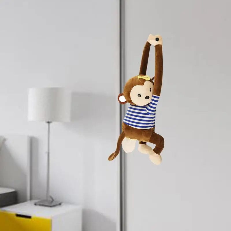 Cartoon Monkey Hanging Tissue Box