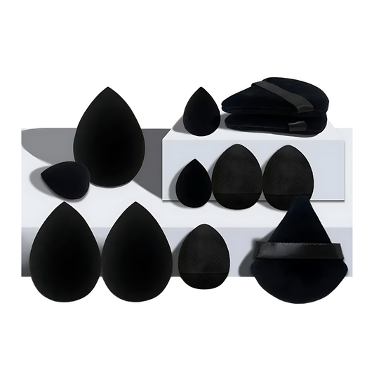 12-Piece Makeup Sponge Blender and Egg Combination