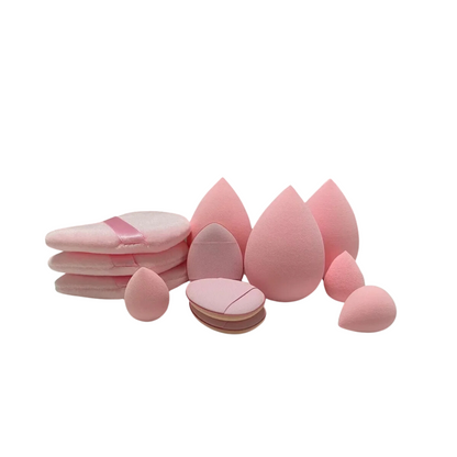 12-Piece Makeup Sponge Blender and Egg Combination